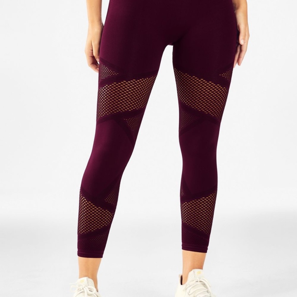 Fabletics 7/8 High Waisted Mosaic Leggings